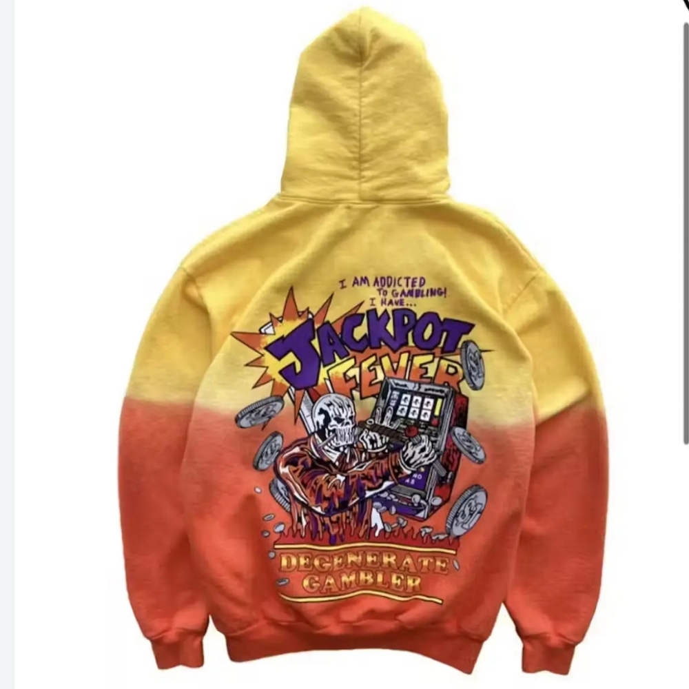 Gradient Yellow and Orange Hoodie